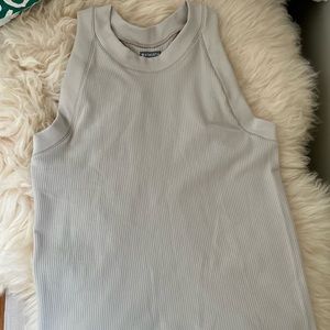 Athleta Renew racerback ivory tank - medium